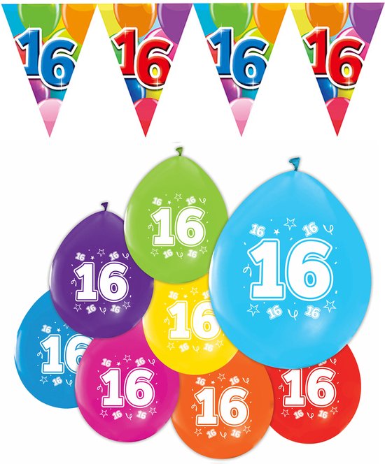 Hulde Stopbord 16 Jaar Verjaardags Sweet 16 Feestdecoratie Leeftijd Feestartikelen