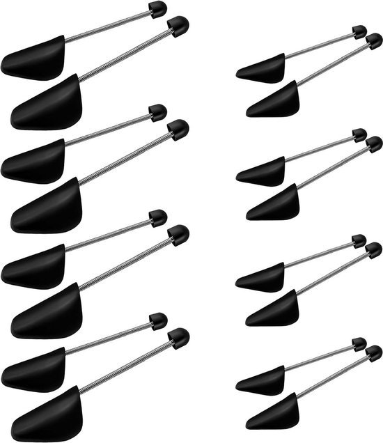 Schoenvormers van kunststof 8 paar schoenspanners met stalen veer voor laarzen en. bol