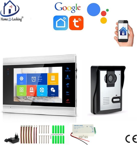 WIFI T-2105V Videodeurbel met APP Bediening - WIFI - €244,80