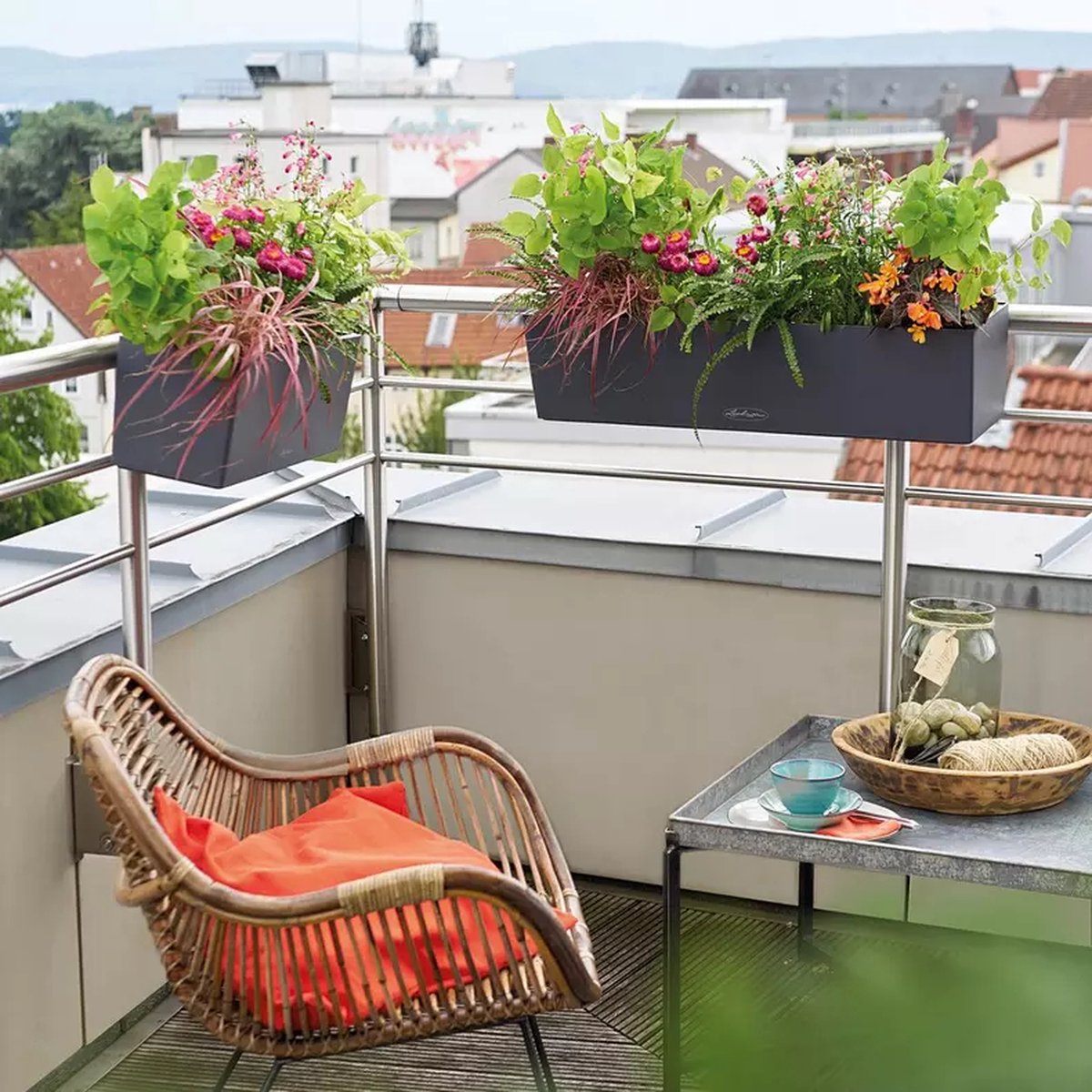 Lechuza Balconera Color 50 - Jardinière - avec pot intérieur amovible