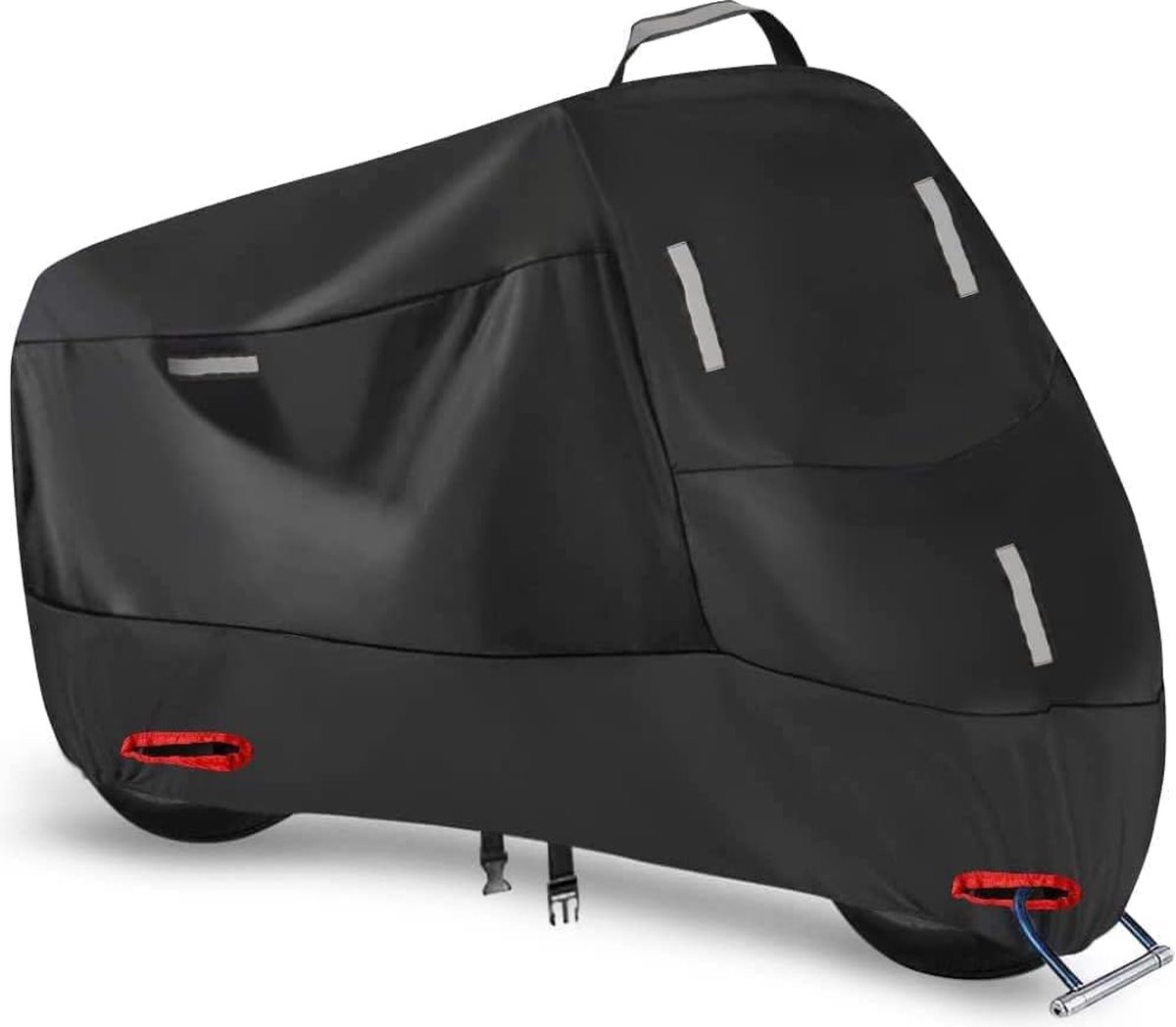 Solacis Motorhoes waterdicht buiten - Motorhoes - Waterdicht - Motorhoes voor buiten - Scooterhoes - Must have voor uw motor!