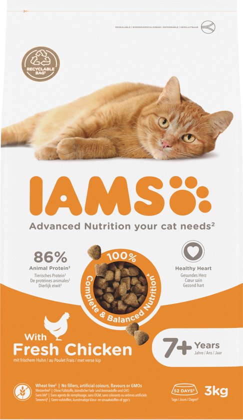 Iams Kat Senior Kip 3 kg