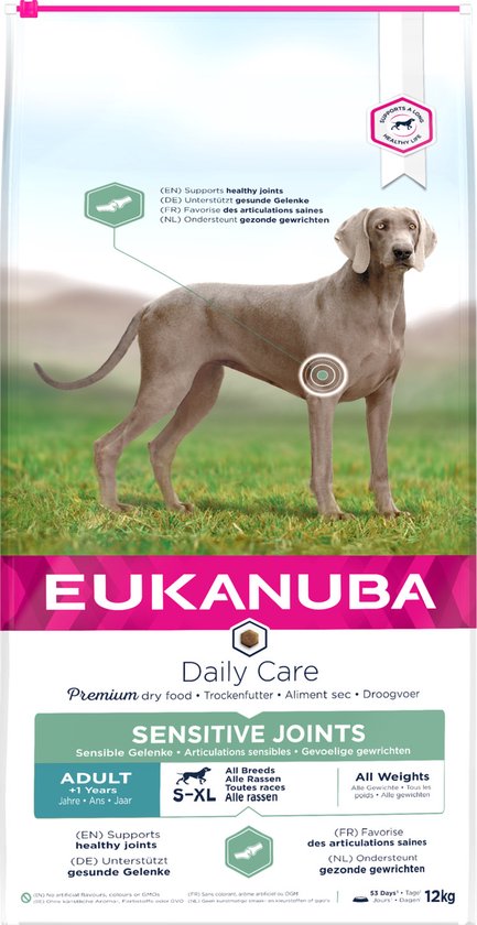 Eukanuba Daily Care Adult Sensitive Joints - Hondenvoer - 12 kg