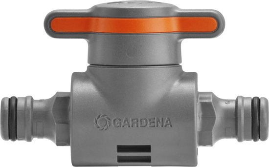Gardena Koppeling met Reguleerventiel, Waterstroom Regelaar, Vorstbestendig, Tuinslang Adapter, Besproeiing