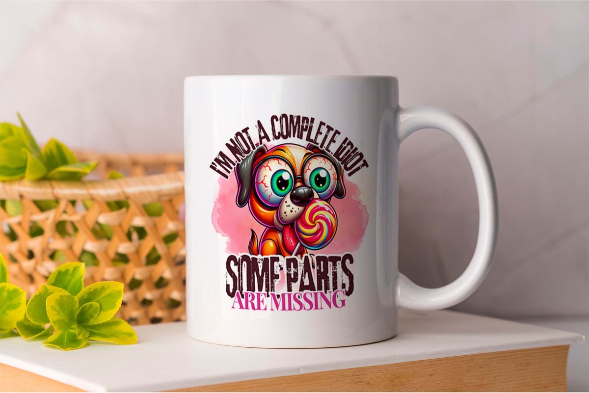 Mok I'm not a Complete Idiot - SarcasticVibes - SarcasmLevel100 - SarcasticHumor - OhSoSarcastic - SarcastischeHumor - MeesterInSarcasme - GewoonSarcastisch