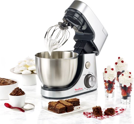 Moulinex QA519D keukenmachine 1100 W 4,6 l Zilver van Moulinex — afbeelding 4