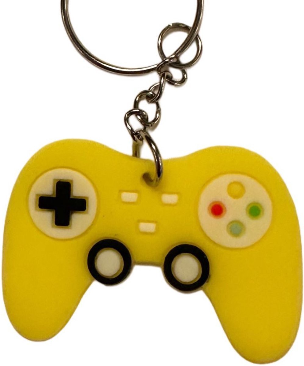 Sleutelhanger Gamecontroller Geel