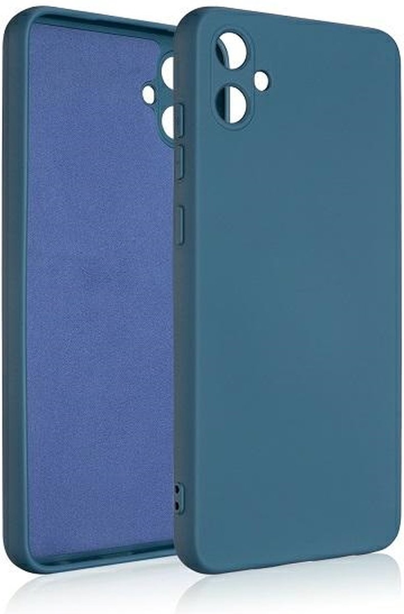 Beline Hoesje Siliconen Samsung A05 blauw/blauw