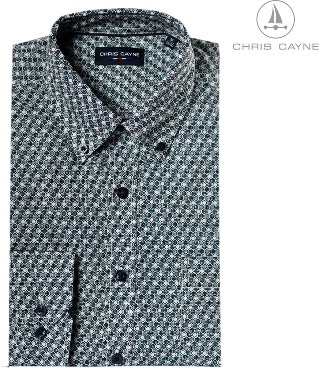 luxe italiaans heren overhemd, met knoopsluiting, button-down kraag en subtiele kleurdetails luxe italiaans heren overhemd, met knoopsluiting, button-down kraag en subtiele kleurdetails
