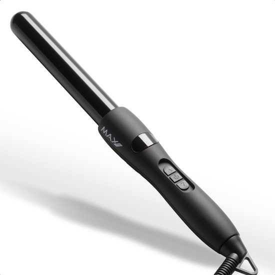 Foto: Max pro twist 19mm krultang curling iron levenslange garantie inclusief hittebestendige handschoen alle haartypes inclusief lcd display