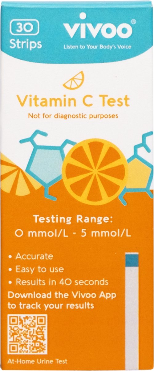 Goedkoopste Vivoo – Vitamine C Test (30 Stuks) - Zelftest