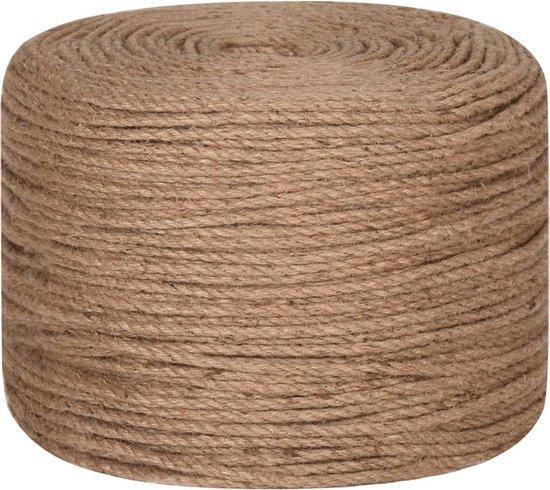 Foto: Hl jute touw bind touw koord bindtouw hobby 400 meter lang 2 mm dik 1 kg 