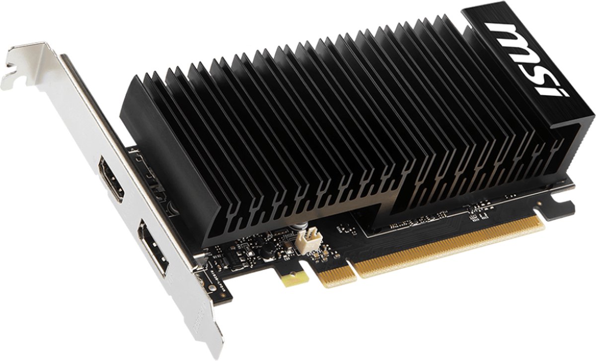 MSI GeForce GT 1030 4GHD4 LP OC - NVIDIA Videokaart - 4GB GDDR4 - 1x HDMI 2.0b - 1x DisplayPort 1.4