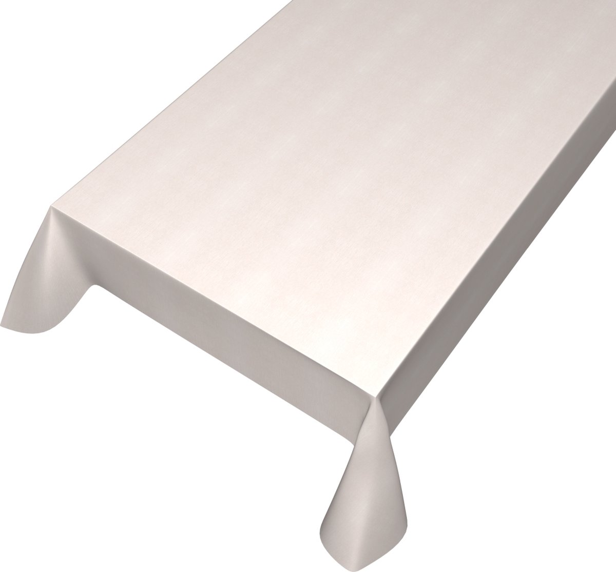 Linen Look Embossing Tafelzeil Beige 140cmx2,4mtr