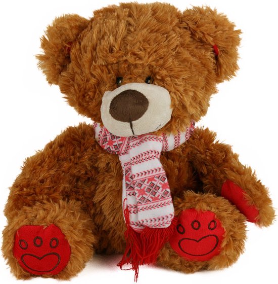 Magnetron Warmte Knuffel Beer 18 Cm - Warmte/koelte Knuffelbeer - Kruik Knuffels Voor Kinderen Jongens Meisjes