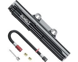 260-psi hoge druk Mini-fietspomp voor Presta Schrader Dunlop-ventielen - compacte draagbare handpomp voor BMX mountainbike racefiets e-bike met montagebeugel