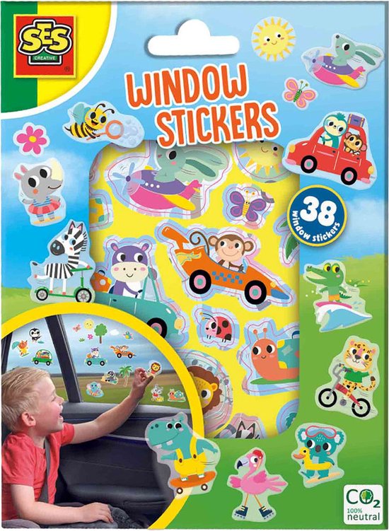 38 herbruikbare raamstickers