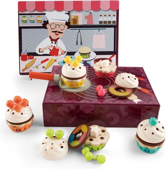 Topbright Houten Cupcakes Speelset