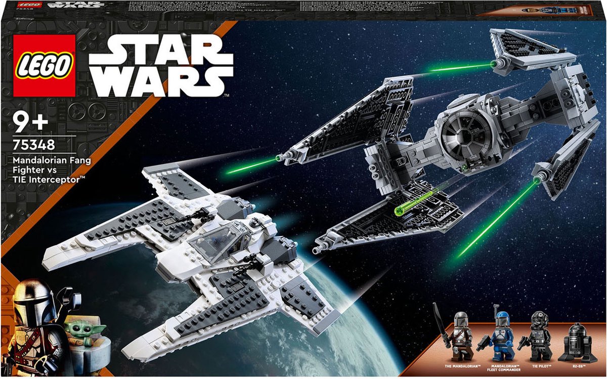 LEGO Star Wars Mandalorian Fang Fighter vs. TIE Interceptor Set - 75348 — afbeelding 11