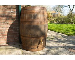 Wovar Houten regenton van eikenhout 190 liter | Houten Whiskyvat Image