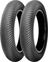Set 2stuks URBAN CITY STREETFIGHTER 20” FatBike Buitenbanden 20 x 4.0 inch ERTRO 100-406 20x4.0 Fat bike banden 20inch - Ouxi – Knaap – Phatfour – Super73 - Zwart