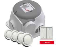 Zehnder ComfoFan Silent Limited + 4 ventielen + RFT zender - 300 m³/h - Randaarde