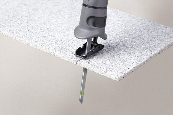 Lames de scies sabres pour le traitement du carrelage et de la céramique - saupoudrées de diamant - acier HCS flexible - laqué noir - coupe fine - arbre universel 1/2"