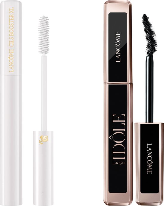 Lancôme 2-Step Wimper Routine Lash Primer | Mascara - Lash Idôle Mascara Zwart & Cils Booster XL Mascara Primer