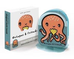Wee Gallery Shaped Bath Books- Octopus & Friends