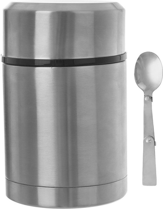 Récipient thermique pour aliments en acier inoxydable 700 ml - Récipient chauffant - Bouteille thermos pour le déjeuner - Thermos à soupe - Récipient alimentaire - Pot à déjeuner