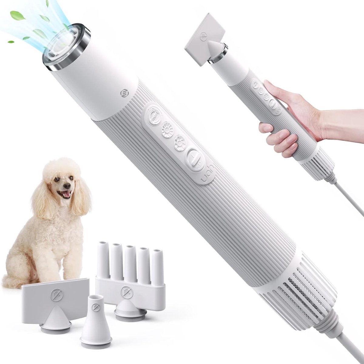 Bol.com Equivera Hondenfohn - Waterblazer - Geschikt voor alle Honden - Extra Stil - Compact - Verstelbaar Vermogen aanbieding