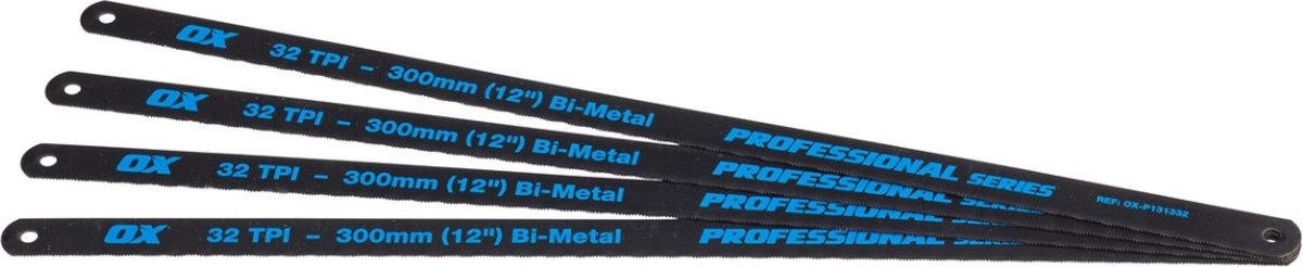 OX Pro Metaalzaag Blad 300mm 32tpi per 4