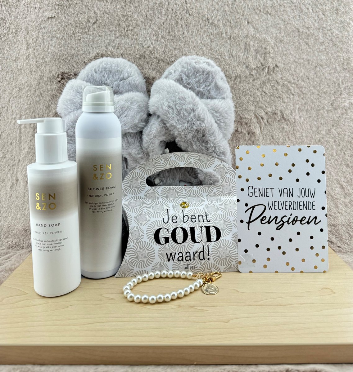 Goedkoopste Pensioen •Cadeaupakket cosy • dames - 38-39 - Cadeau voor Vrouwen - Perfect Gifts