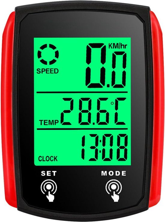 Compteur De Vitesse Vélo - Réglage Auto De L'éclairage - NEUF