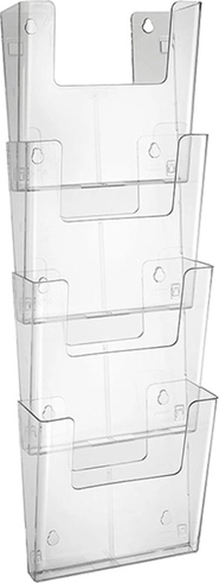 Wandfolderhouder koppelbaar A4 (4 stuks)
