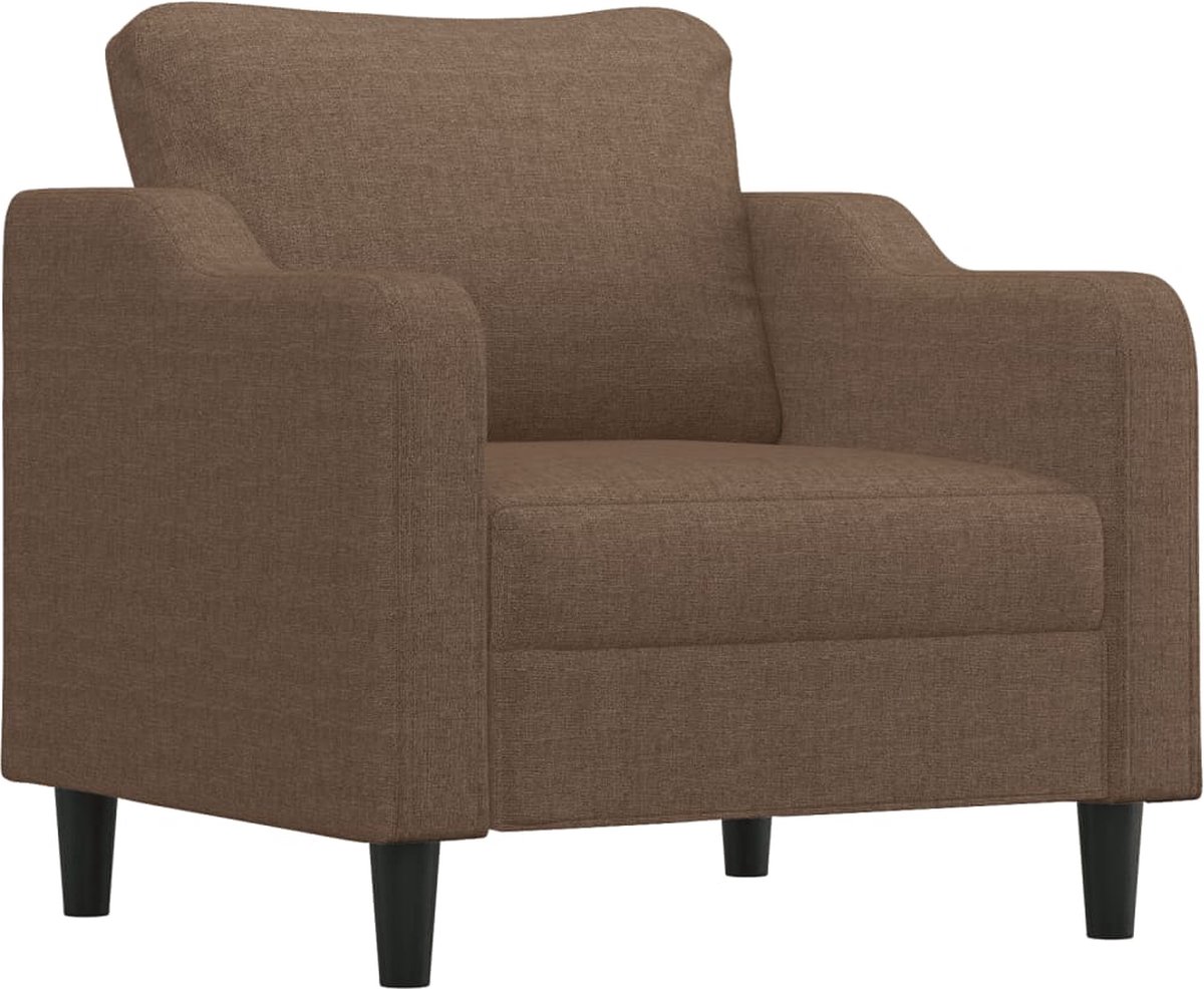 Fauteuil - Relaxzetel - Relaxstoel - Relaxfauteuil - Stoel - Met armleuning - Voor één Persoon - Bruin