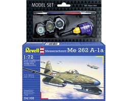 Revell Modelbouwpakket Militaire voertuigen - 64166 Messerschmitt Me 262 A1a - Model Set Plastic - 1:72 - Modelbouw