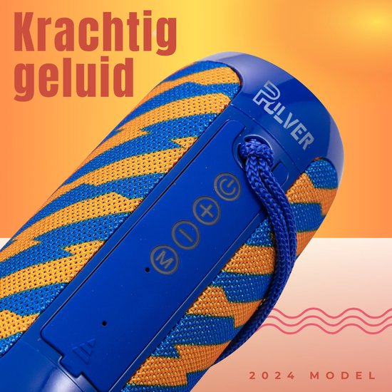 Pulver draadloos Speaker Oranje & blauw - Muziek box - TG Prox - 10 watt - Speakers – Draadloos – werkt op bluetooth — afbeelding 3