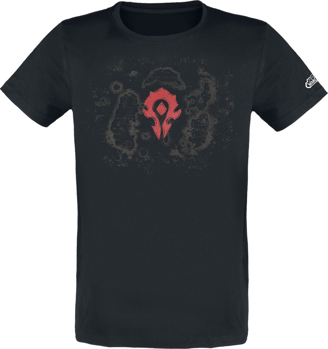 World Of Warcraft Azeroth Horde Heren T-shirt - zwart - M