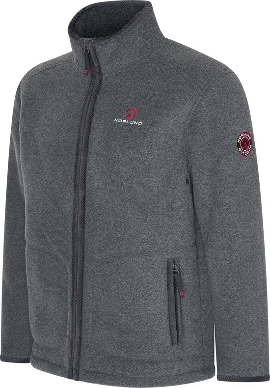 Norlund - Veste d'extérieur pour homme Polar Fleece Bodo - Grijs - Taille L