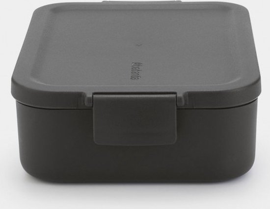 Boîte à lunch Brabantia Make & Take - Medium - Plastique - Gris foncé