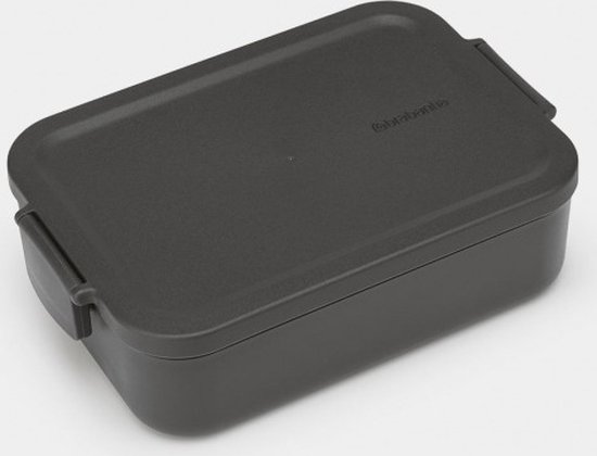 Boîte à lunch Brabantia Make & Take - Medium - Plastique - Gris foncé