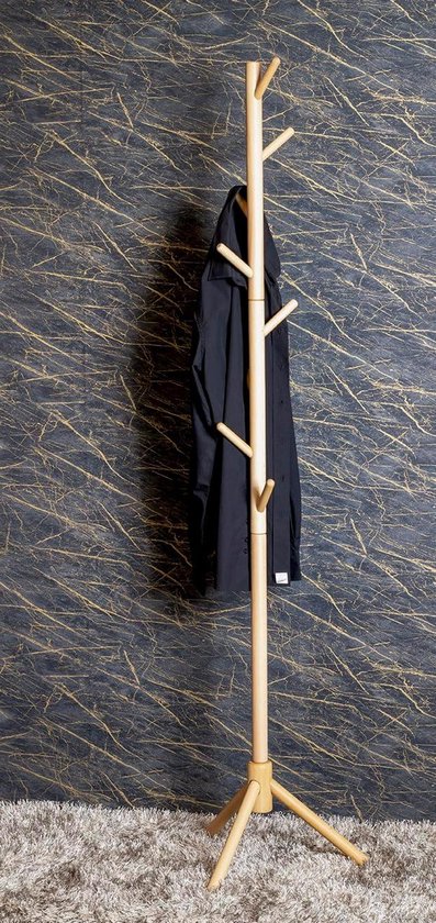 Kapstok chroom 6 haken 79 cm Nederlands Art Deco jaren 30 stijl D