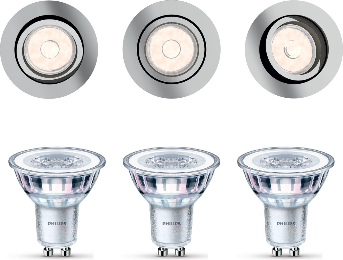 Philips MyLiving - Spot Luminos Cu LED încastrat, Diametru 9 Cm, GU10