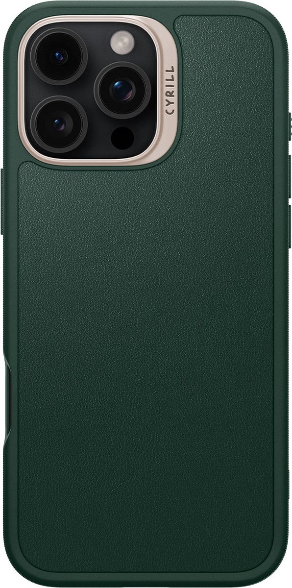 Spigen Cyrill Kajuk Mag Hoesje Geschikt voor Apple iPhone 16 Pro - Back Cover Compatibel met MagSafe - Groen