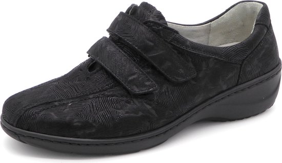 Waldlaufer Dames Klittenbandschoen 607302 101 Zwart 001 Wijdte K Maat 4 37.5 bol