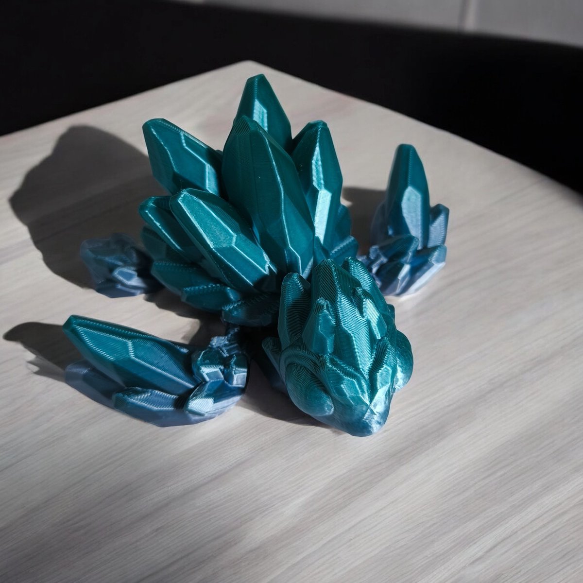 Gearticuleerde fidget kristallen schildpad