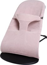 Baby's Only Wipstoelhoes Sense - Beschermingshoes voor wipstoel - Hoes wipstoel - Oud roze - o.a. geschikt voor Mimi wipstoel - Q-Bouncer