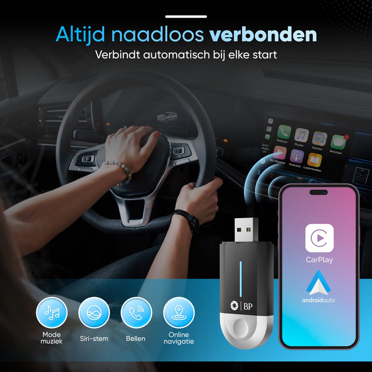 Auto Kit Dual Usb Fast Charger Bluetooth 5.0 Fm-ze... - Vicedeal