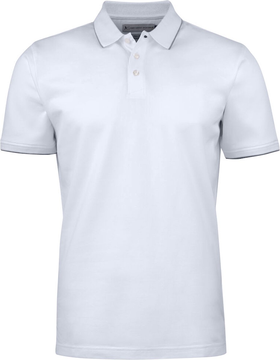 James Harvest POLO GREENVILLE REGULAR 2135035 - Wit - S